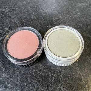NEW Merle Norman Shimmer Eye Shadow Travel Size Rosewater & Silver Lining Vtg